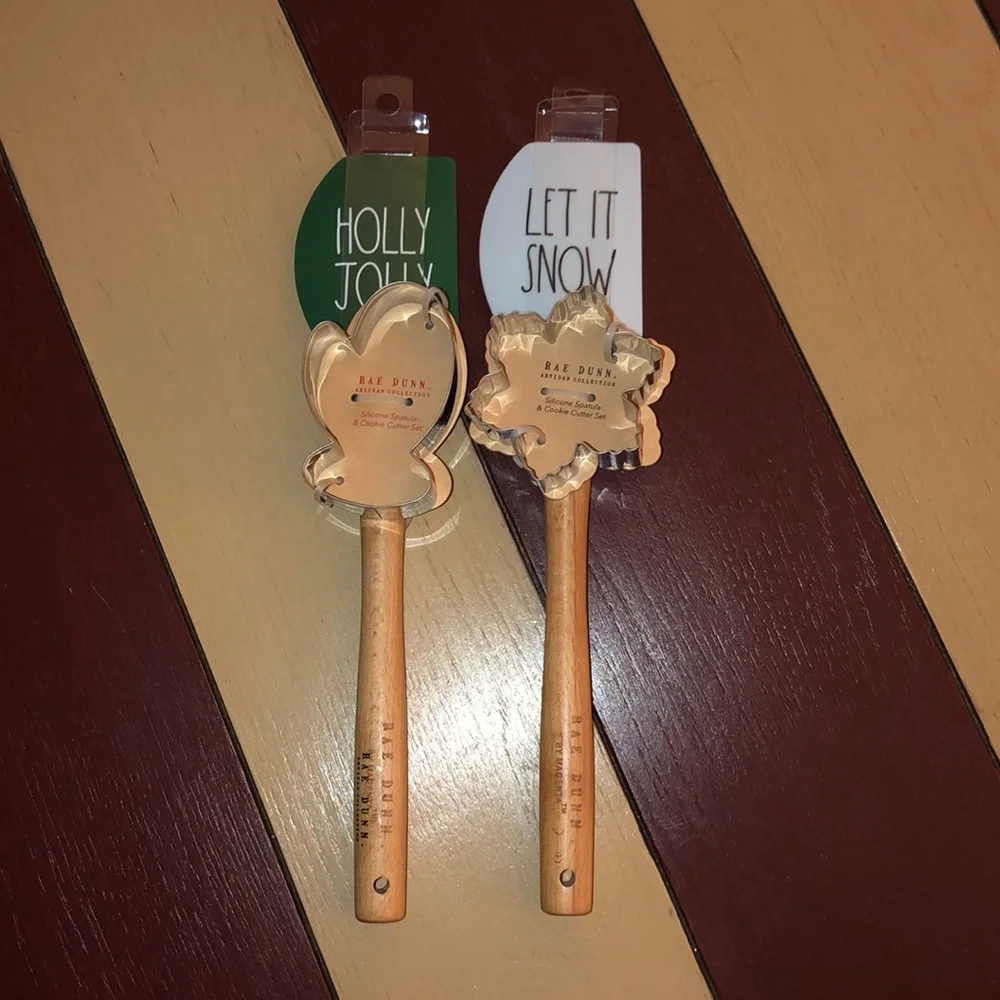 Rae Dunn Silicone Spatulas & Cookie Cutter Sets-2